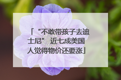 “不敢带孩子去迪士尼” 近七成美国人觉得物价还要涨