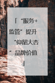 “服务+监管”提升“仰韶大杏”品牌价值
