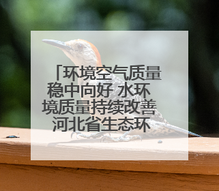 环境空气质量稳中向好 水环境质量持续改善 河北省生态环境厅发布《2024年河北省生态环境状况公报》