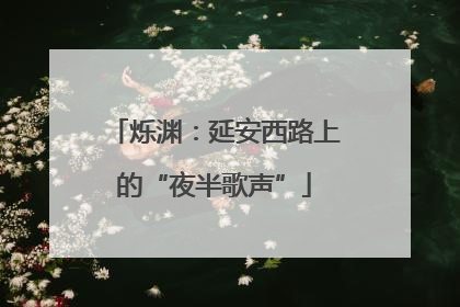 烁渊：延安西路上的“夜半歌声”