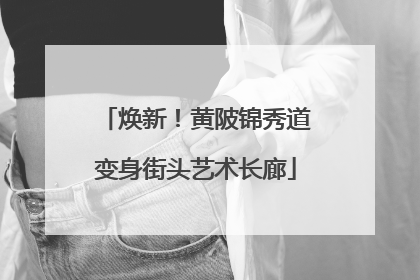 焕新！黄陂锦秀道变身街头艺术长廊