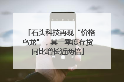 石头科技再现“价格乌龙”，其一季度存货同比增长近两倍
