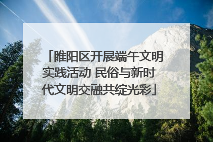 睢阳区开展端午文明实践活动 民俗与新时代文明交融共绽光彩