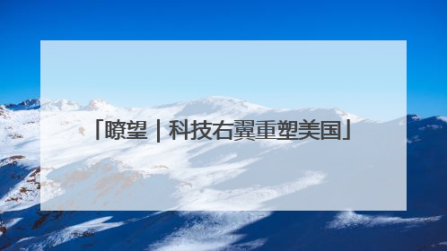 瞭望｜科技右翼重塑美国