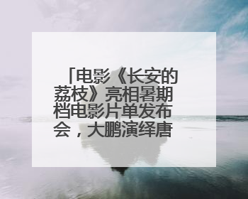 电影《长安的荔枝》亮相暑期档电影片单发布会，大鹏演绎唐朝小人物故事