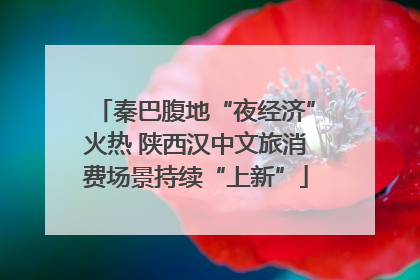 秦巴腹地“夜经济”火热 陕西汉中文旅消费场景持续“上新”
