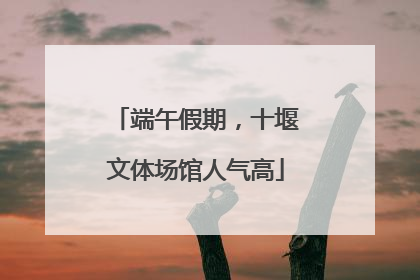 端午假期，十堰文体场馆人气高