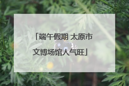 端午假期 太原市文博场馆人气旺