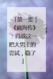 第一集｜《藏海传》：肖战这一把大男主的尝试，稳了