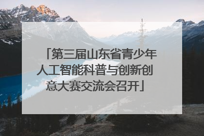 第三届山东省青少年人工智能科普与创新创意大赛交流会召开