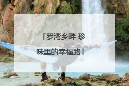 罗湾乡畔 珍味里的幸福路