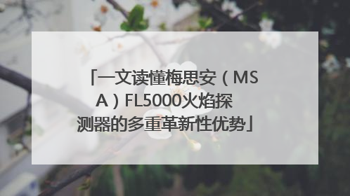 一文读懂梅思安（MSA）FL5000火焰探测器的多重革新性优势