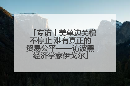 专访丨美单边关税不停止 难有真正的贸易公平——访波黑经济学家伊戈尔