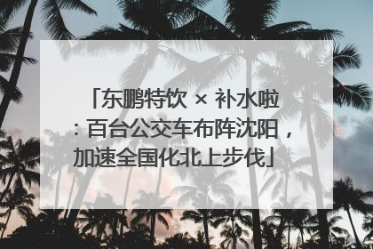 东鹏特饮 × 补水啦：百台公交车布阵沈阳，加速全国化北上步伐