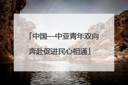 中国—中亚青年双向奔赴促进民心相通
