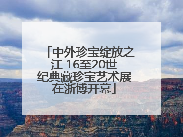 中外珍宝绽放之江 16至20世纪典藏珍宝艺术展在浙博开幕