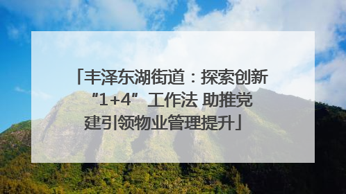 丰泽东湖街道：探索创新“1+4”工作法 助推党建引领物业管理提升