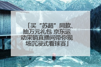 买“苏超”同款、抽万元礼包 京东运动采销直播间带你现场沉浸式看球赛