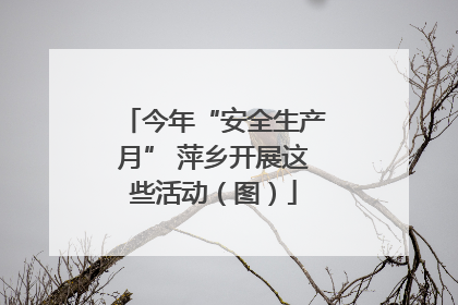 今年“安全生产月” 萍乡开展这些活动（图）
