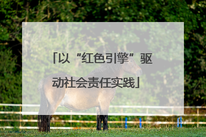 以“红色引擎”驱动社会责任实践