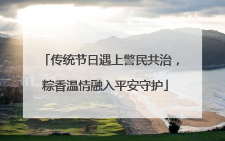 传统节日遇上警民共治，粽香温情融入平安守护