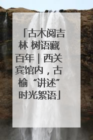 古木阅吉林 树语藏百年｜西关宾馆内，古榆“讲述”时光絮语