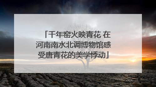 千年窑火映青花 在河南南水北调博物馆感受唐青花的美学悸动
