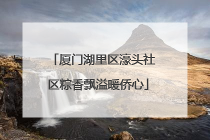 厦门湖里区濠头社区粽香飘溢暖侨心
