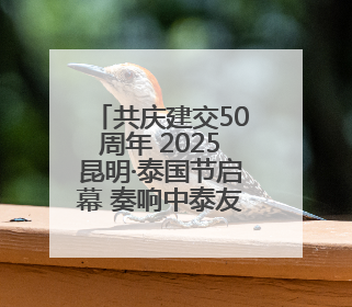 共庆建交50周年 2025昆明·泰国节启幕 奏响中泰友谊新乐章