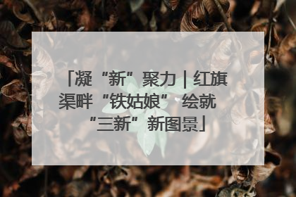 凝“新”聚力｜红旗渠畔“铁姑娘” 绘就“三新”新图景
