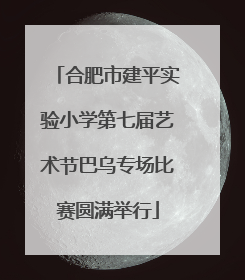 合肥市建平实验小学第七届艺术节巴乌专场比赛圆满举行
