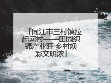 同江市三村镇拉起河村——田园织锦产业旺 乡村焕彩文明浓