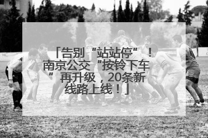 告别“站站停”！南京公交“按铃下车”再升级，20条新线路上线！