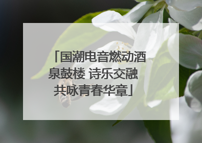 国潮电音燃动酒泉鼓楼 诗乐交融共咏青春华章