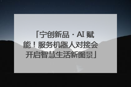 宁创新品・AI 赋能！服务机器人对接会开启智慧生活新图景