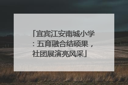 宜宾江安南城小学：五育融合结硕果，社团展演亮风采