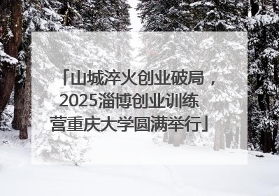 山城淬火创业破局，2025淄博创业训练营重庆大学圆满举行