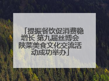 提振餐饮促消费稳增长 第九届丝博会陕菜美食文化交流活动成功举办