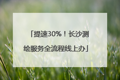 提速30%！长沙测绘服务全流程线上办