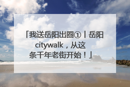 我送岳阳出圈①丨岳阳citywalk，从这条千年老街开始！