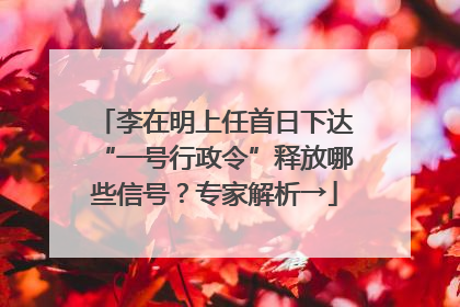 李在明上任首日下达“一号行政令”释放哪些信号？专家解析→