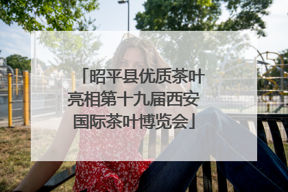 昭平县优质茶叶亮相第十九届西安国际茶叶博览会