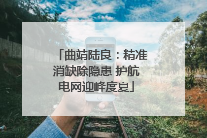 曲靖陆良：精准消缺除隐患 护航电网迎峰度夏