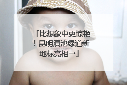 比想象中更惊艳！昆明滇池绿道新地标亮相→
