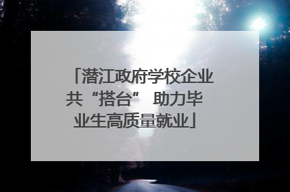 潜江政府学校企业共“搭台” 助力毕业生高质量就业