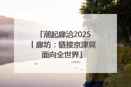 潮起廊洽2025丨廊坊：链接京津冀 面向全世界