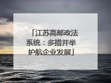 江苏高邮政法系统：多措并举护航企业发展