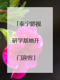 泰宁影视研学基地开门迎客