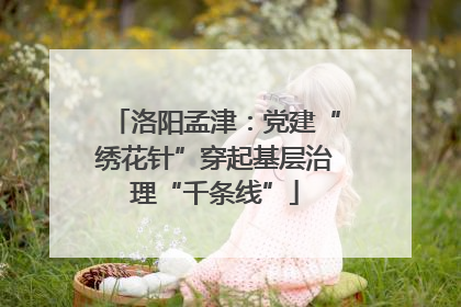 洛阳孟津：党建“绣花针”穿起基层治理“千条线”