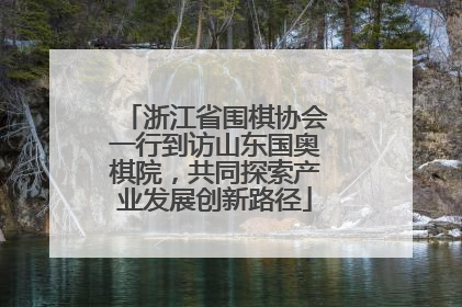 浙江省围棋协会一行到访山东国奥棋院，共同探索产业发展创新路径